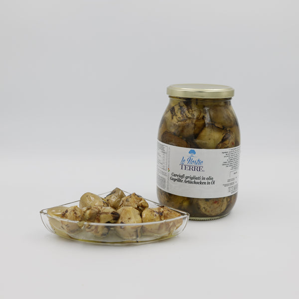 GEGRILLTE ARTISCHOCKEN IN ÖL